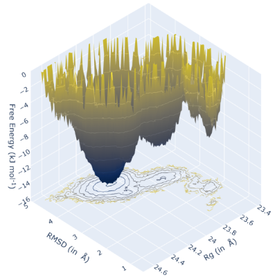 Free energy landscape